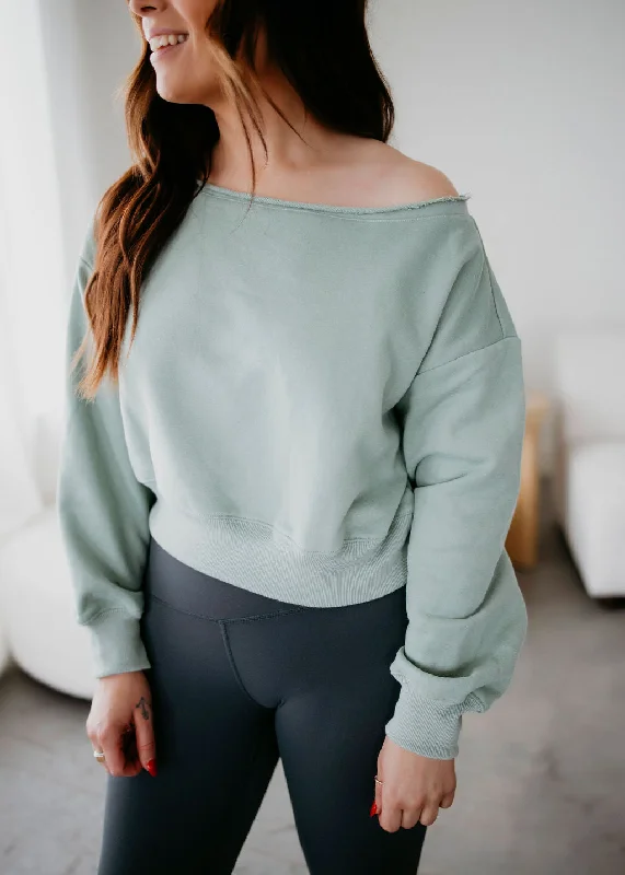 Alena Off Shoulder Sweatshirt