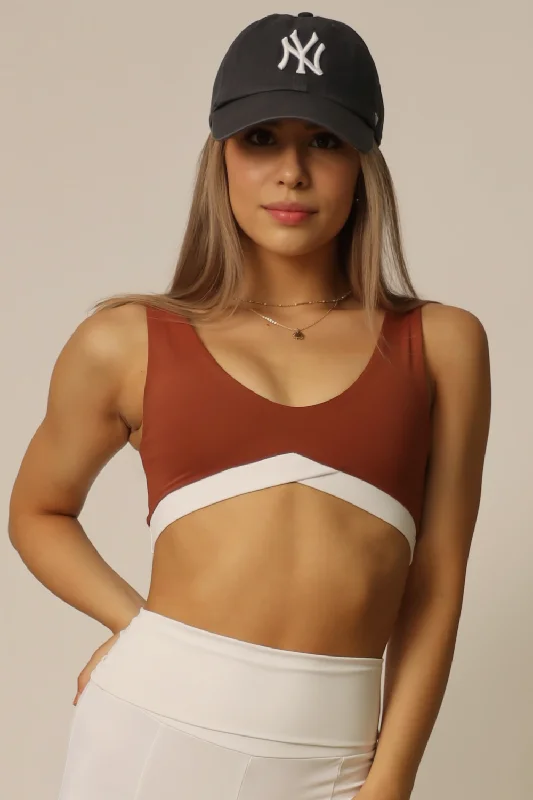 13 Reversible Crop Top - Gingerbread