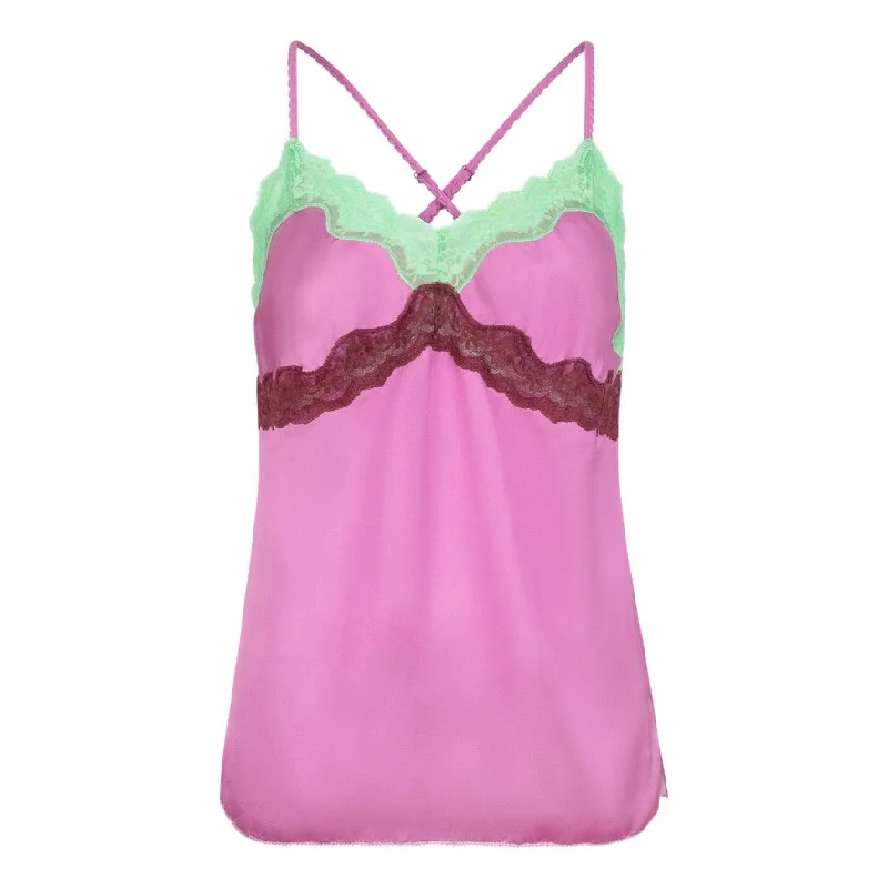 'Pandora' Lace Trim Camisole