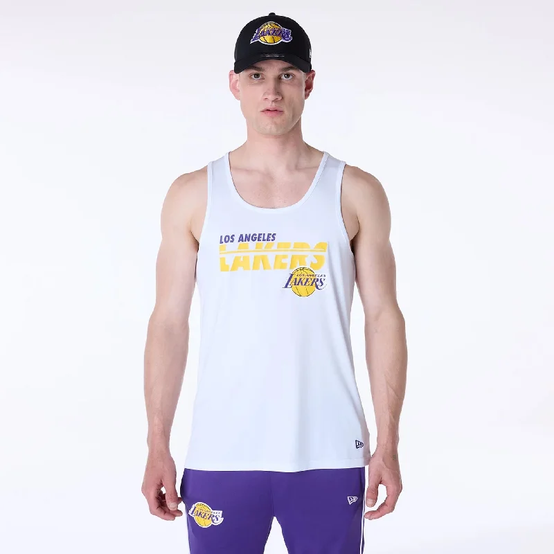 LA Lakers NBA Essentials White Vest