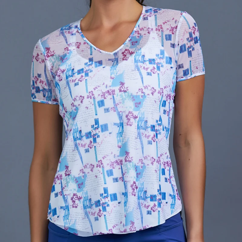 Sisily Mesh Layering Tee (print)