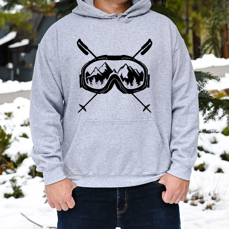 Skiing Hoodie - Crewneck Sweatshirt for Skier *UNISEX FIT*