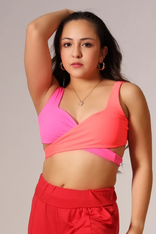 Monica Mix-and-Match Bralette - Hot Tamale