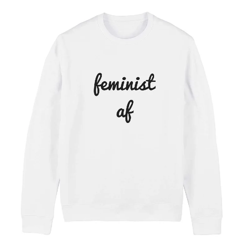 Feminist AF Script Feminist Sweatshirt