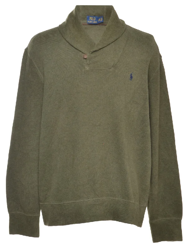 2000s Ralph Lauren Plain Sweatshirt - L