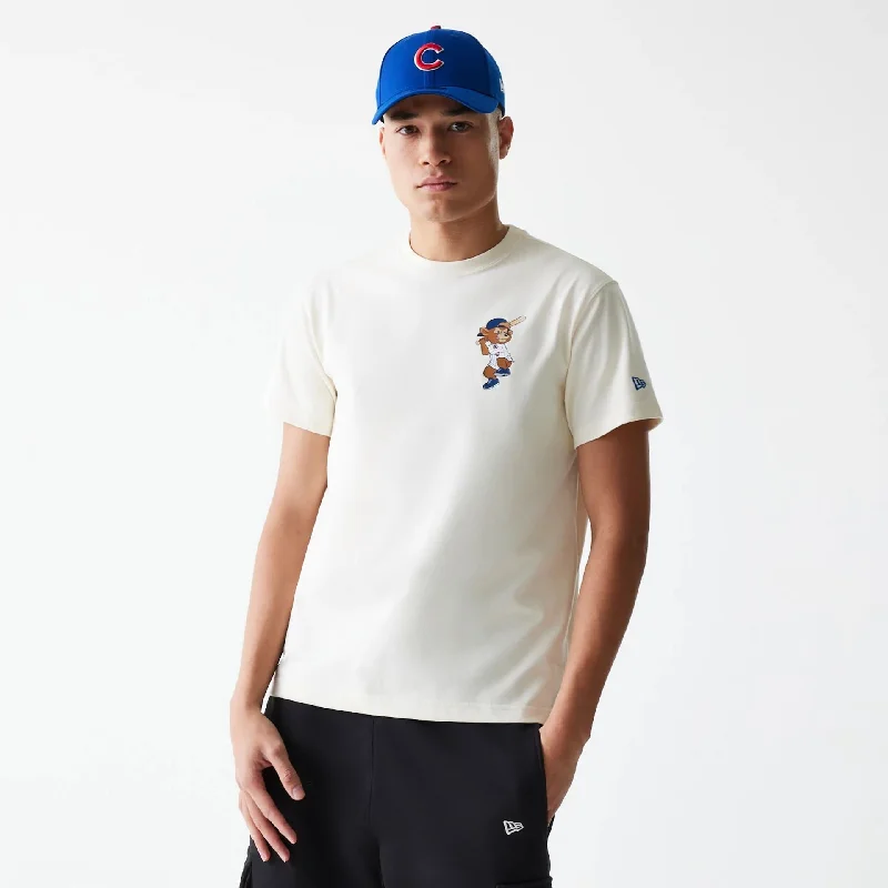 Chicago Cubs MLB Mascots Cream T-Shirt