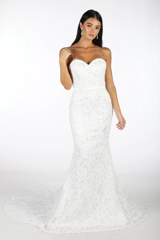 Bianca Lace Gown - Ivory