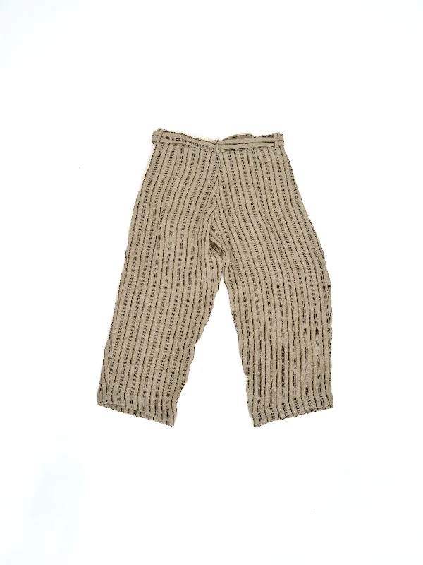 AMA TROUSERS BROWN STRIPES