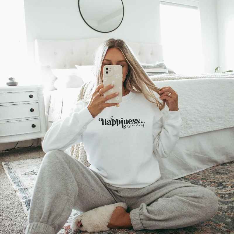 Happiness is a Mood Sweatshirt