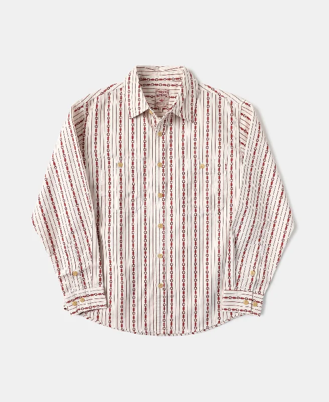 Navajo Striped Corduroy Shirt