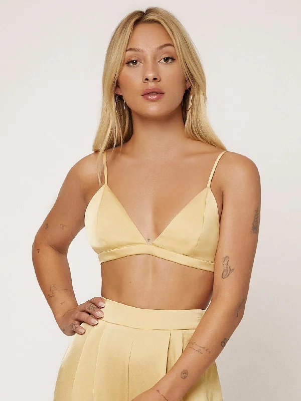 Sexy Plain Spaghetti Strap Crop Women Tank Top & Cami