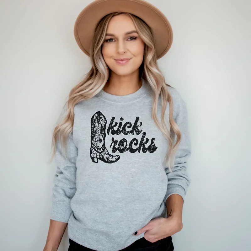 Kick Rocks - Western Sweatshirt *UNISEX FIT*