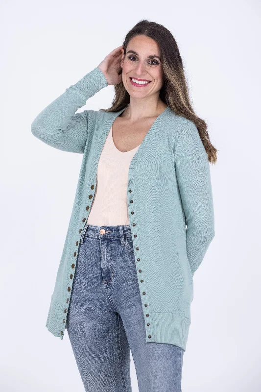 Karma Women's Snap Button Cardi