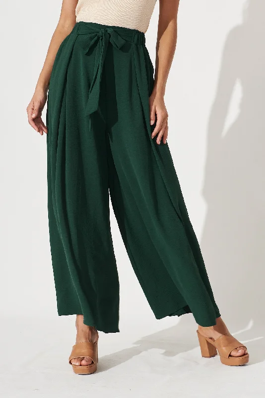 Page Pants In Emerald